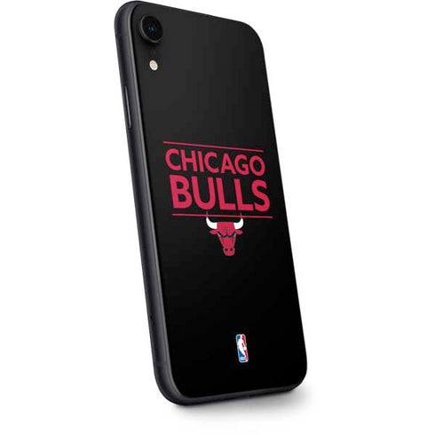 NBA Chicago Bulls Standard - Black iPhone XR Skin