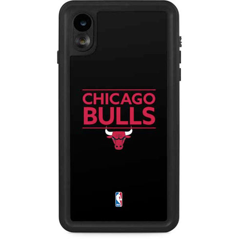 NBA Chicago Bulls Standard - Black iPhone XR Waterproof Case