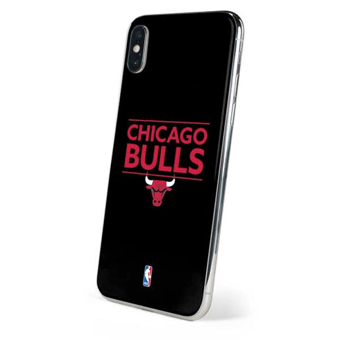 NBA Chicago Bulls Standard - Black iPhone XS Skin