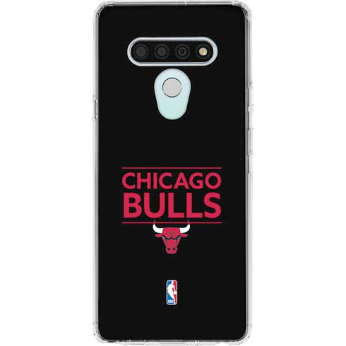 NBA Chicago Bulls Standard - Black LG Stylo 6 Clear Case
