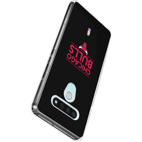 NBA Chicago Bulls Standard - Black LG Stylo 6 Clear Case