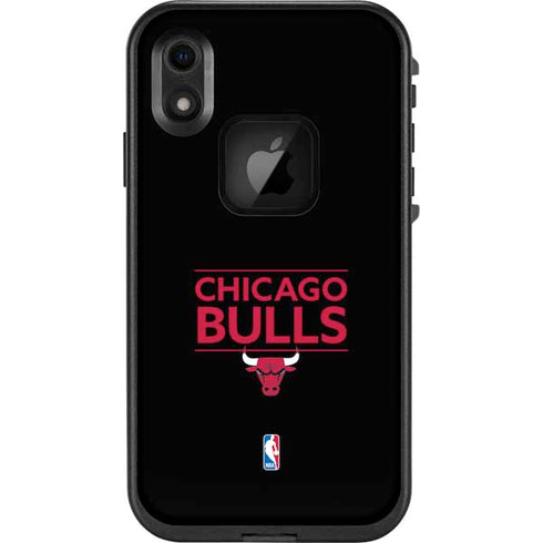 NBA Chicago Bulls Standard - Black LifeProof Fre iPhone Skin