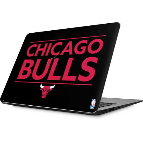 NBA Chicago Bulls Standard - Black Apple MacBook Skin