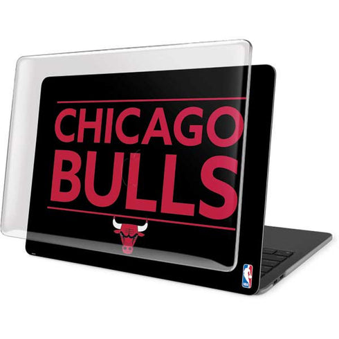 NBA Chicago Bulls Standard - Black MacBook Pro 13in (2020) Case plus Skin
