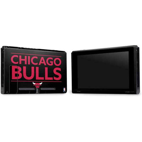 NBA Chicago Bulls Standard - Black Nintendo Switch Bundle Skin