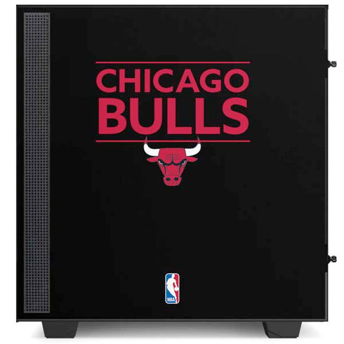 NBA Chicago Bulls Standard - Black NZXT H510 Compact ATX Mid-Tower Case Skin