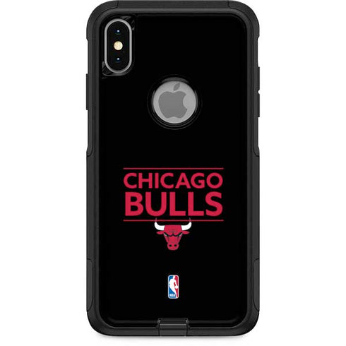 NBA Chicago Bulls Standard - Black Otterbox Commuter iPhone Skin