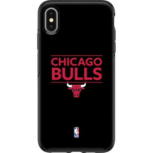 NBA Chicago Bulls Standard - Black Otterbox Symmetry iPhone Skin