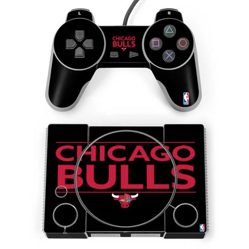 NBA Chicago Bulls Standard - Black PlayStation Classic Bundle Skin