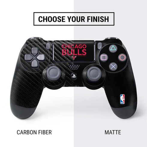 NBA Chicago Bulls Standard - Black PS4 Controller Skin