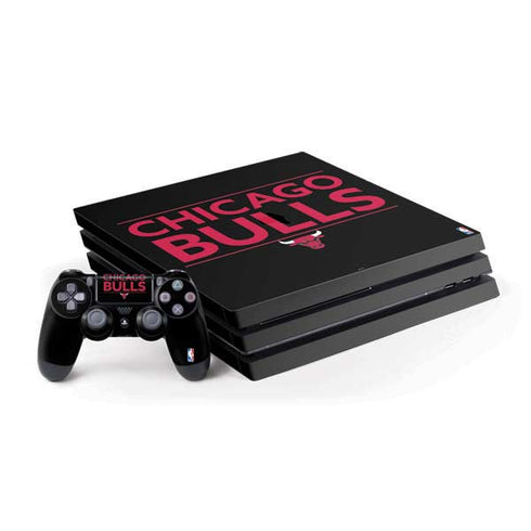 NBA Chicago Bulls Standard - Black PS4 Pro Bundle Skin