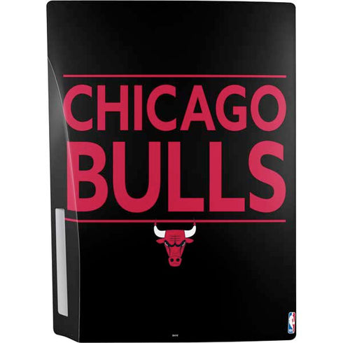 NBA Chicago Bulls Standard - Black PS5 Console Skin