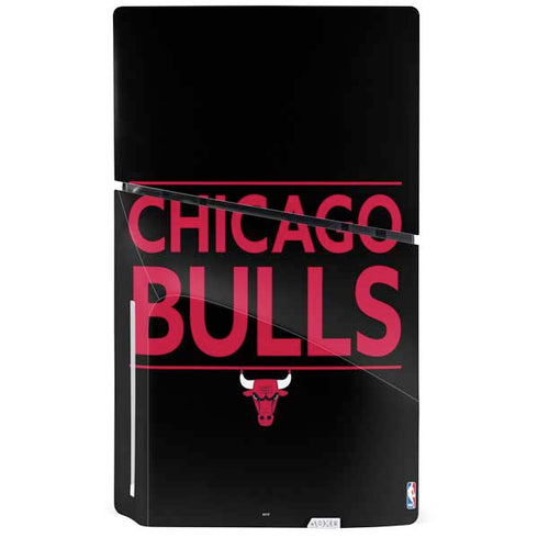 NBA Chicago Bulls Standard - Black PS5 Slim Disk Bundle Skin