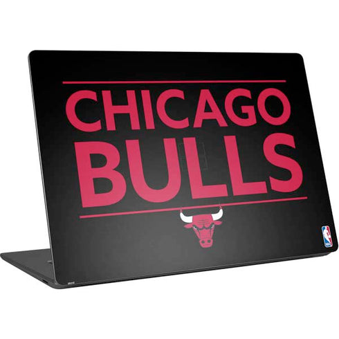 NBA Chicago Bulls Standard - Black Surface Laptop 4 15in Skin