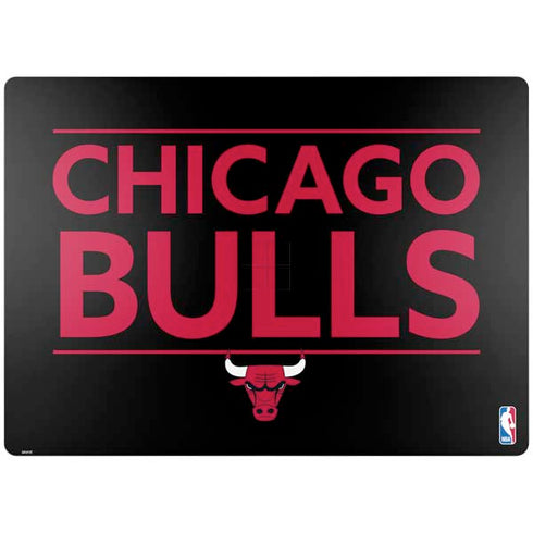 NBA Chicago Bulls Standard - Black Surface Laptop 4 15in Skin