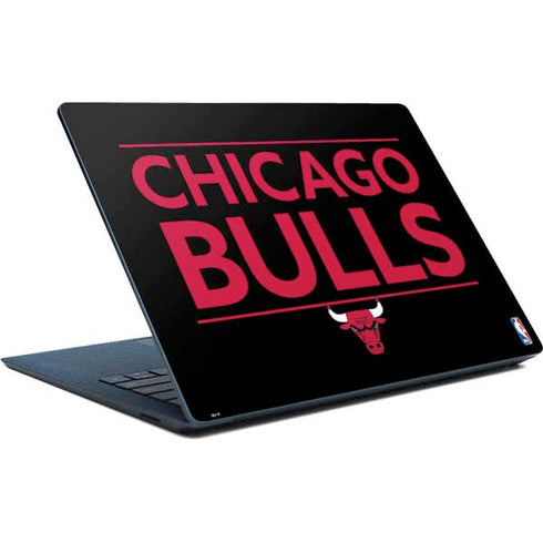 NBA Chicago Bulls Standard - Black Surface Laptop Skin