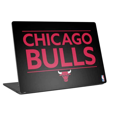 NBA Chicago Bulls Standard - Black Universal Laptop 15in (12.2 x 8.8in) Skin