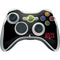 NBA Chicago Bulls Standard - Black Xbox 360 Wireless Controller Skin