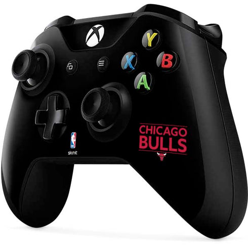 NBA Chicago Bulls Standard - Black Xbox One X Controller Skin
