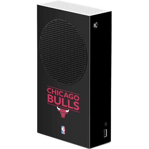 NBA Chicago Bulls Standard - Black Xbox Series S Console Skin