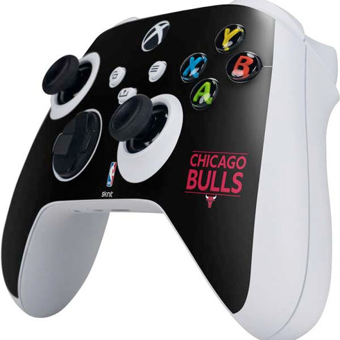 NBA Chicago Bulls Standard - Black Xbox Series S Controller Skin