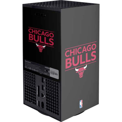 NBA Chicago Bulls Standard - Black Xbox Series X Console Skin