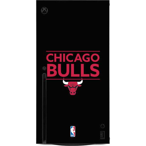 NBA Chicago Bulls Standard - Black Xbox Series X Console Skin