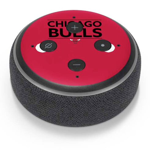 NBA Chicago Bulls Standard - Red Amazon Echo Dot Skin