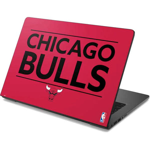 NBA Chicago Bulls Standard - Red Dell Chromebook Skin