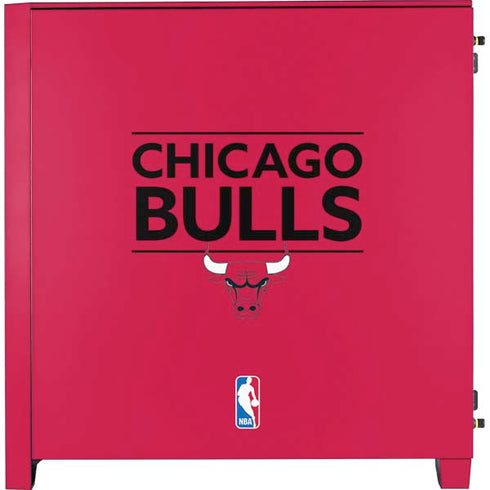 NBA Chicago Bulls Standard - Red Corsair 4000D Tempered Glass Mid-Tower ATX Case Skin