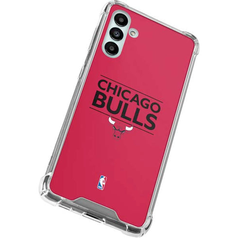 NBA Chicago Bulls Standard - Red Galaxy A13 5G Clear Case