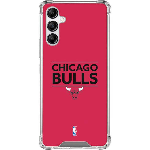 NBA Chicago Bulls Standard - Red Galaxy A14 5G Clear Case