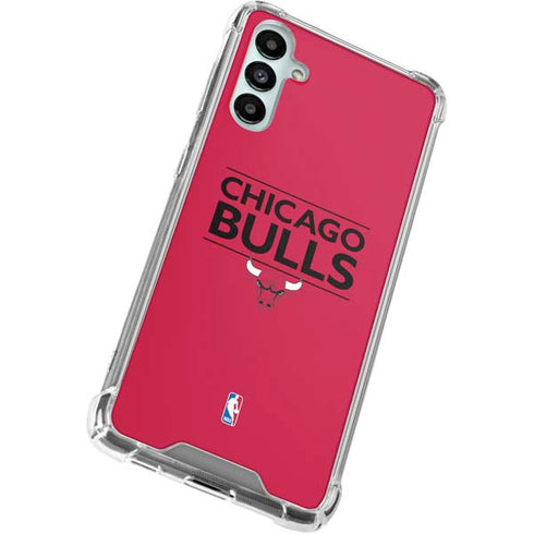 NBA Chicago Bulls Standard - Red Galaxy A15 5G Clear Case