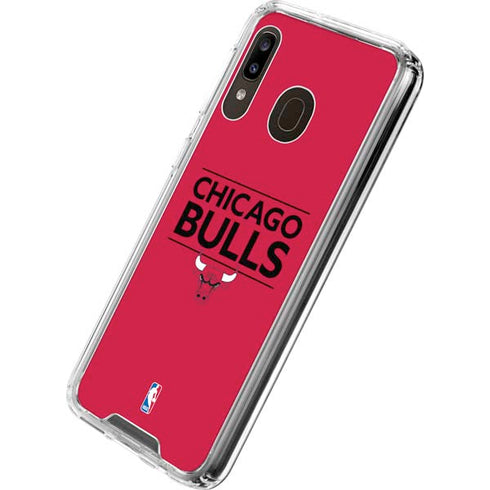 NBA Chicago Bulls Standard - Red Galaxy A30 Clear Case