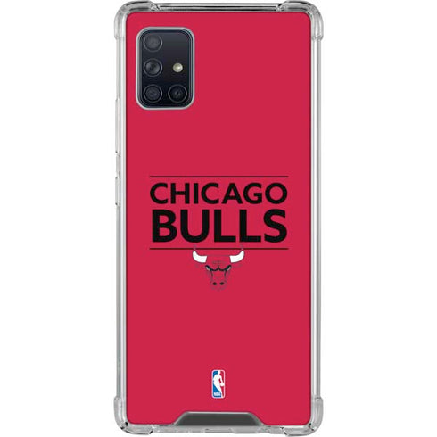 NBA Chicago Bulls Standard - Red Galaxy A51 5G Clear Case