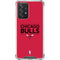 NBA Chicago Bulls Standard - Red Galaxy A52 5G Clear Case