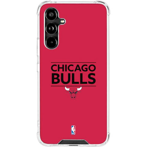 NBA Chicago Bulls Standard - Red Galaxy A54 5G Clear Case