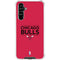 NBA Chicago Bulls Standard - Red Galaxy A54 5G Clear Case
