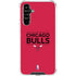 NBA Chicago Bulls Standard - Red Galaxy A54 5G Clear Case