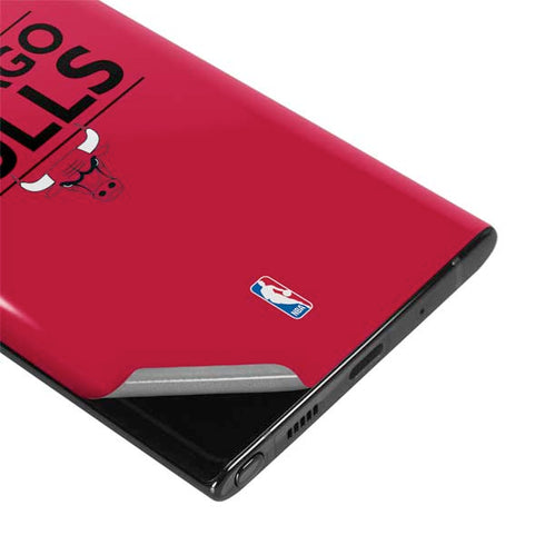 NBA Chicago Bulls Standard - Red Galaxy Note 10 Plus Skin