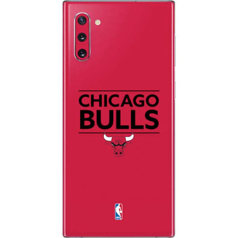 NBA Chicago Bulls Standard - Red Galaxy Note 10 Skin