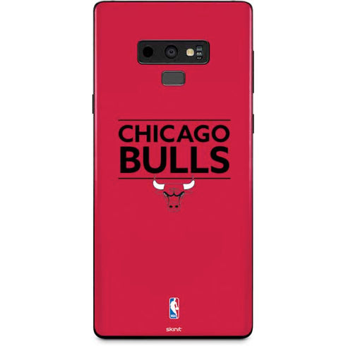 NBA Chicago Bulls Standard - Red Galaxy Note 9 Skin