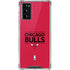 NBA Chicago Bulls Standard - Red Galaxy Note20 5G Clear Case