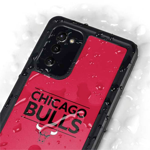 NBA Chicago Bulls Standard - Red Galaxy Note20 5G Waterproof Case