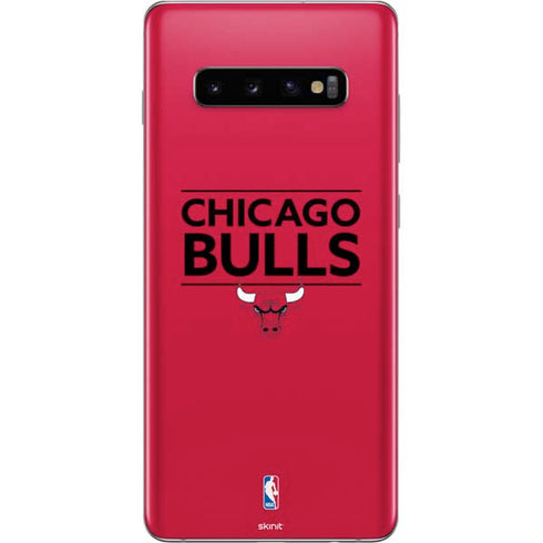 NBA Chicago Bulls Standard - Red Galaxy S10 Plus Skin