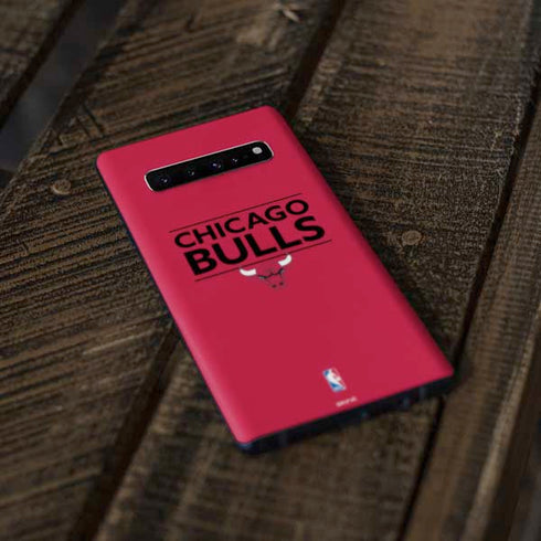 NBA Chicago Bulls Standard - Red Galaxy S10 Plus Skin
