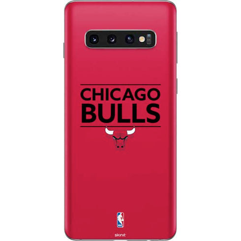 NBA Chicago Bulls Standard - Red Galaxy S10 Skin