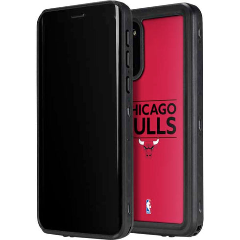 NBA Chicago Bulls Standard - Red Galaxy S20 Plus Waterproof Case