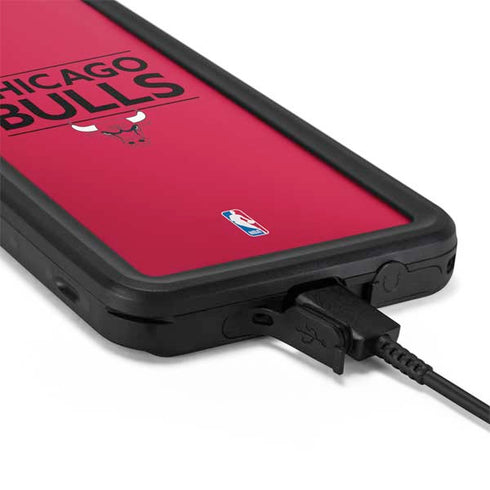 NBA Chicago Bulls Standard - Red Galaxy S20 Plus Waterproof Case