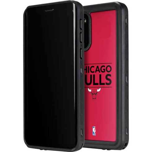 NBA Chicago Bulls Standard - Red Galaxy S20 Waterproof Case